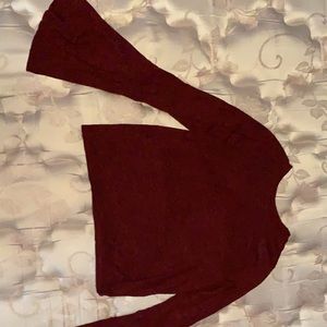 Hollister Long sleeve crop top